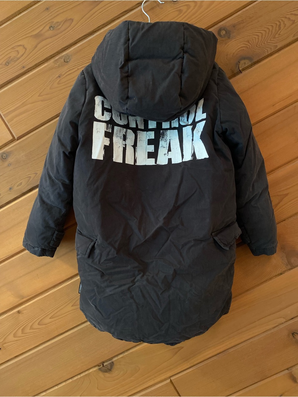 Nununu Black Hooded down Puffer Coat
